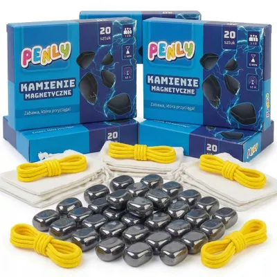 Productafbeelding van Magneetstenen schaakspel – set van 3 x 40 stuks, 120 magnetische stenen, strategiespel met magneten voor het hele gezin, AI-gegenereerde afbeelding
