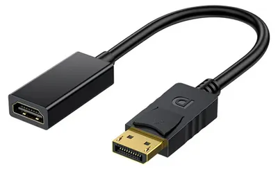 Produktbild von DP auf HDMI DisplayPort Stecker auf HDMI Buchse 1080p Adapter Konverter TV Video
