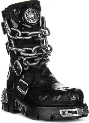 Produktbild von Newrock 727 Chain Reactor In Black Silver – 5.5M/5F UK - 38 EU - 6M/7.5F US / Black Silver