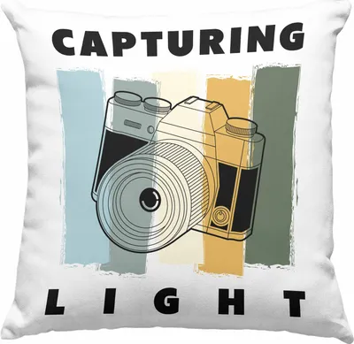 Produktbild von Trendation - Fotograf Deko-Kissen mit Füllung 40x40 Zubehör Fotografie Geschenk Fotografieren  Deko-Kissen mit Füllung 40x40 Geschenkideen Lustige Grafik (Rosa)