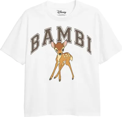 Obrázek produktu pro Bambi - "Collegiate" tričko pro dívky TV1966 (116) (Bílá)