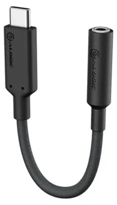Obrázek produktu pro ALOGIC ELPC35A-BK, Černá, USB-C, 3,5 mm, 0,1 m, Samec, Samice