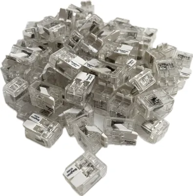Produktbild von Klemme Verbindungsklemme Dosenklemme mit Hebel 0,2-4 mm 2-fach 20 stück