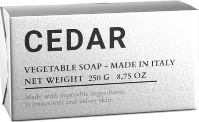 Produktbild von Alchimia Pflanzenseife Cedar 250g