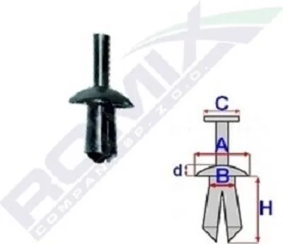 Produktbild von 25x ROMIX C10023 Clip