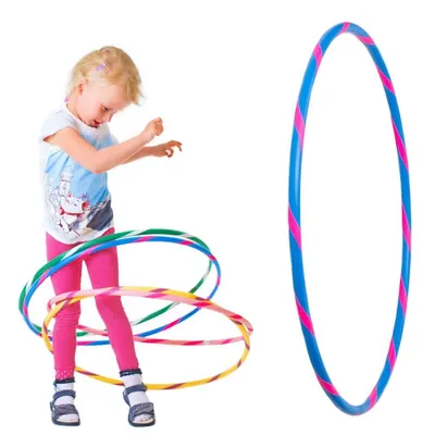 Immagine prodotto di Hula Hoop colorato per bambini per piccoli professionisti, Ø70cm, blu-rosa