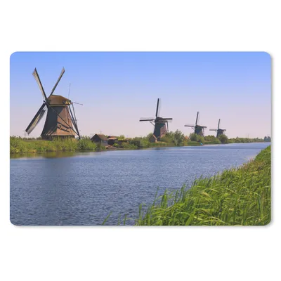 Produktbild von MuchoWow® Mauspad Mousepad Niederlande - Mühle - Wasser 27x18 cm - Mousepads - Maus Mat - Pad - Mausunterlage - Büroartikel - Desk Matten