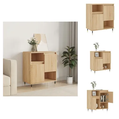 Immagine prodotto di vidaXL Credenza rovere Sonoma 60x35x70 cm materiale legno - Credenze