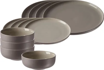 Produktbild von Ritzenhoff & Breker Jasper Basic-Set 12-teilig - Taupe