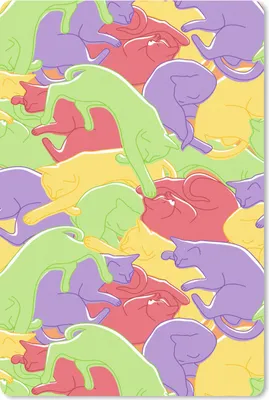 Produktbild von MuchoWow® Mauspad Mousepad Katzen - Regenbogen - Kinder - Pastell - Muster 40x60 cm - Mousepads - Maus Mat - Pad - Mausunterlage - Schreibtisch Accesoire