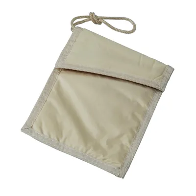 Produktbild von Brustbeutel Reise-Safe, Nylon, wasserabweisend, atmungsaktiv, 3 Fächer, 135 x 170mm, für Bargeld & Dokumente