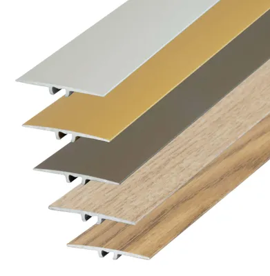Produktbild von Dalsys Übergangsprofil flach 90cm x 35mm zum Schrauben inkl. Befestigungsmaterial, aus eloxiertem Aluminium, Silber