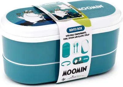 Produktbild von Mumin Lunchbox Bento Lunchbox mit Besteck von Puckator