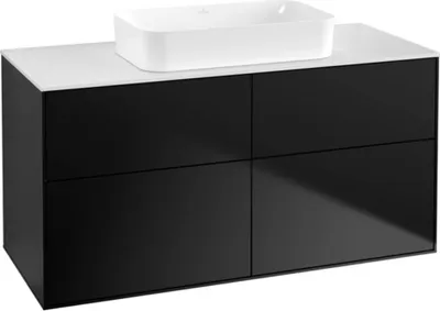 Produktbild von Villeroy & Boch V&B Waschtischunterschrank FINION 1200x603x501mm Apl. Gl wh ma bl ma lacq.