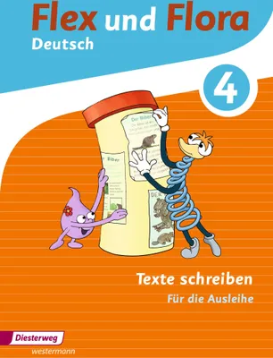 Produktbild von Flex und Flora. Heft Texte schreiben 4: Für die Ausleihe