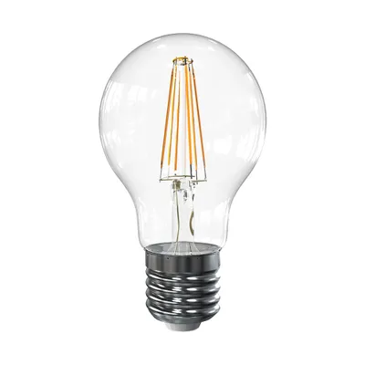 Produktbild von LED Filament Leuchtmittel Birne 6W = 60W E27 klar 806lm Tageslicht 6500K kaltweiß