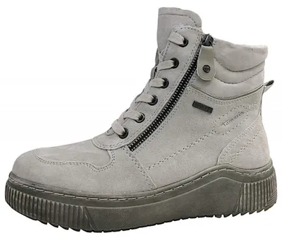 Produktbild von Tamaris Comfort  Damenschuhe Stiefeletten Schnürer Grau Freizeit, Schuhgröße:36 EU