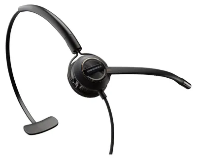 Produktbild von HP Poly EncorePro 540 Konvertierbares Headset + Quick Disconnect, Kabelgebunden, Anrufe/Musik, 32 g, Kopfhörer, Schwarz