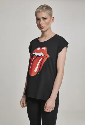 Produktbild von Merchcode Female Shirt Ladies Rolling Stones Tongue Tee Black-5XL