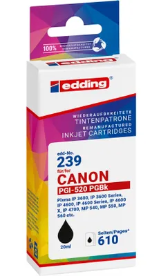 Produktbild von Tintenpatrone ersetzt Canon PGI-520 black (Text)
