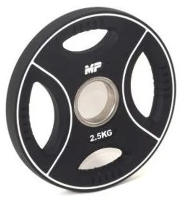 Zdjęcie produktu dla Tarcza do hantli Muscle Powerpoliuretan 4-Grip 2,5 kg – 50 mm