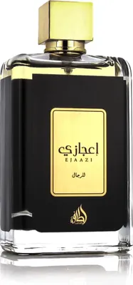 Obrázek produktu pro Lattafa Ejaazi, Unisex, 100 ml, Tekutý parfém, Orange, Citruses, Lavender, Myrtle and Cardamom, Pepper, Lily-of-the-Valley, Cinnamon Leaf and Patchouli, Ambroxan, Woodsy Notes, Amber, Cedar, Vetiver and Oakmoss