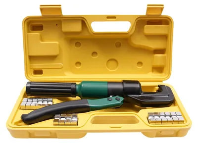 Obrázok produktu pre Hydraulické kliešte na krímenie káblov, 4–70 mm² - Manuálne kliešte - Šesťhranné krímenie - Vhodné pre koncovky a svorky káblov - Pre spracovanie kovov - Zelené