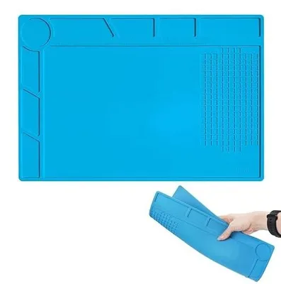 Zdjęcie produktu dla Mata lutownicza antystatyczna silikonowa do napraw elektroniki 340X230MM