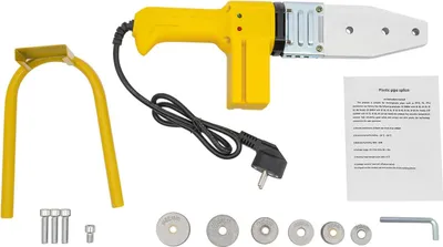 Produktbild von PPR Kunststoff-Rohrschweißgerät - Elektrisches Fusionsschweißgerät - 20–32 mm - Konstante Temperatur - Für Sanitär & Industrie - Grau