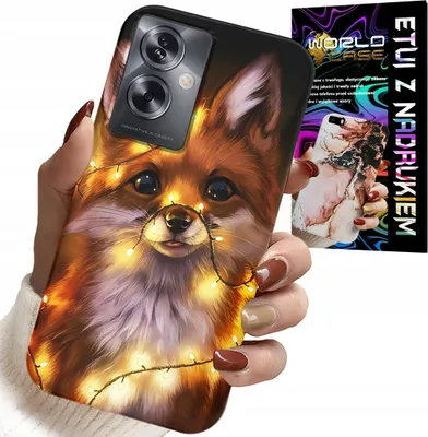 Produktbild von Hülle für Oppo A79 5G - Süßer Fuchs, Tier-Motiv, Schutzhülle + Displayschutzfolie