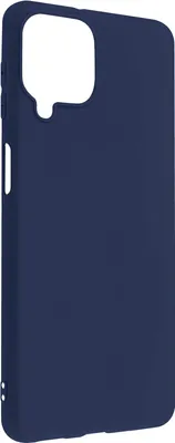 Zdjęcie produktu dla Antypoślizgowe matowe silikonowe etui ochronne do Samsung Galaxy M53 5G - ciemnoniebieskie