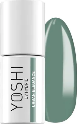 Obrázok produktu pre Yoshi | Hybridný lak na nechty – 421 Urban Elegance – Hybridný gélový lak – Hybridný lak – UV LED – 6 ml – Profesionálna kvalita – Zelená