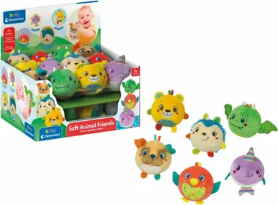 Immagine prodotto di CLEMENTONI BABY palla di peluche Draco con sonaglio