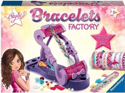 Produktbild von Ravensburger Armband Webstuhl, Komplettset DIY, Kreatives Hobby für Kinder, Ab 8 Jahren