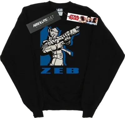 Produktbild von Star Wars - "Rebels Zeb" Sweatshirt für Herren BI46811 (3XL) (Schwarz)