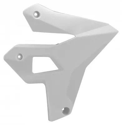 Zdjęcie produktu dla Osłony chłodnicy POLISPORT, kolor biały, do motocykla Suzuki DR-Z 400, rocznik 2000-2024, do jazdy terenowej