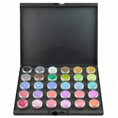 Produktbild von Glitzerpalette mit 30 Farben