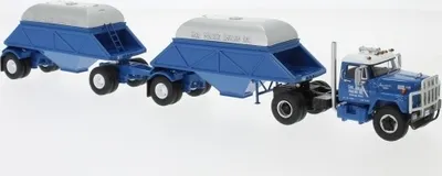 Image de IHC Fleetstar 2000-D + 2 remorques à benne basculante (fermées) 1963 - 1:64 - Neo Scale Models