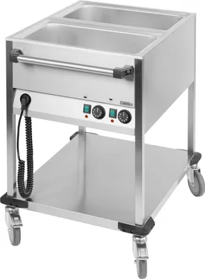 Image de Chariot Bain-marie à Eau 2 X Gn 1/1 - Casselin
