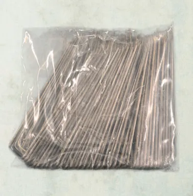 Produktbild von GardenMate® 100 Erdanker VERZINKT aus Stahldraht 150mm lang - 25mm breit
