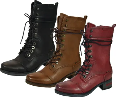 Produktbild von Mustang Damen Stiefelette Boot besondere Schnürung Reißverschluss 1229-516, Größe:38 EU, Farbe:Schwarz