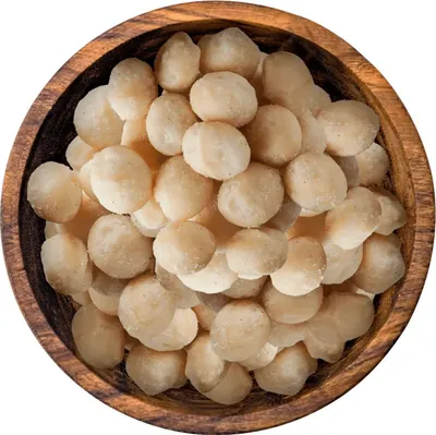 Produktbild von Macadamianüsse, ganz, ungesalzen, Macadamia Nusskerne, 500g