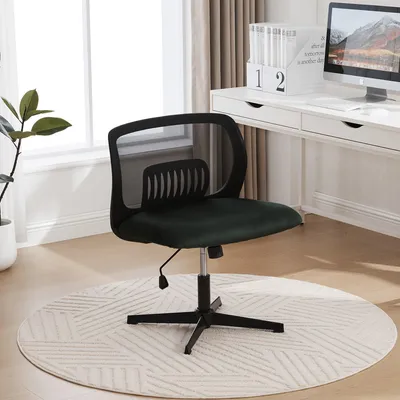 Produktbild von Ergonomischer Bürostuhl ohne Armlehnen – 360° schwenkbar und höhenverstellbar mit Wippfunktion