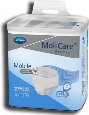 Image de Hartmann Molicare Mobile 6 gouttes XL - 4 paquets de 14 protections