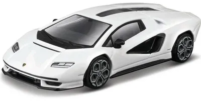 Imagen del producto de Bburago, modelo a escala 1:43 del Lamborghini Countach LPI 800-4, color: blanco