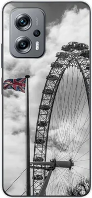 Produktbild von König Design Hülle kompatibel mit Xiaomi Redmi K50i Kunststoff Soft Handyhülle - Handy Case London Riesenrad