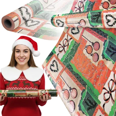 Obrázek produktu pro Papír na balení dárků Paperhit 20 metrů Megarolka Vánoční na balíčky