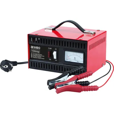 Obrázek produktu pro Nabíječka autobaterií Aroso 10A 6V/12V - celokovová profi