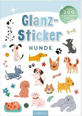 Produktbild von Glanz-Sticker - Hunde