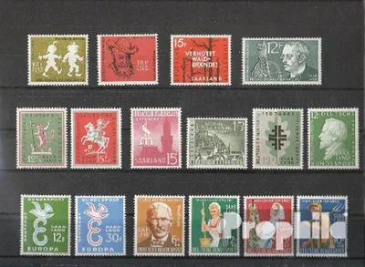 Produktbild von Briefmarken Saarland 1958 1958 postfrisch